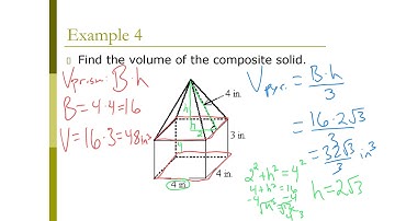 12.5 Volumes of Pyramids and Cones - Honors Geometry