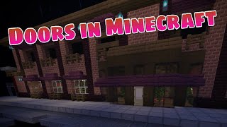 Hotel Lobby - Doors in Minecraft