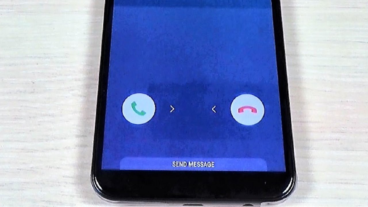 Samsung Galaxy J6 (2018) Incoming Call - Over the Horizon - YouTube