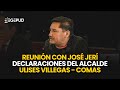 Declaraciones del Alcalde de Comas Ulises Villegas en reunión con el Presidente José Jerí
