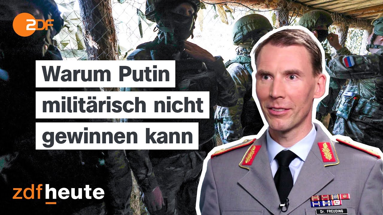 Putin warnt Deutschland: General Freuding antwortet auf russischen Präsidenten | ZDFheute live