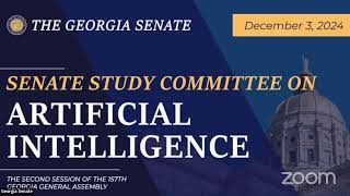 12/3/2024 Study Committee on Artificial Intelligence