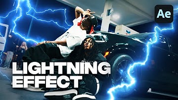 LIGHTNING Effect in After Effects (FREE Overlay)