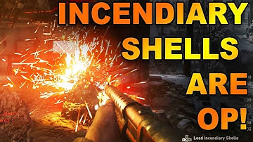INCENDIARY Shells Are AMAZING - Call of Duty: WW2 Shotgun GAMEPLAY