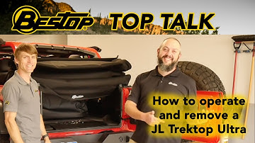 How to operate and remove a JL Trektop Ultra - Top Talk Episode 13