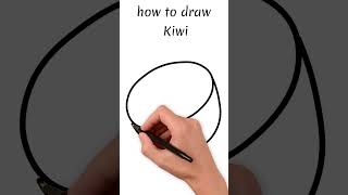 How to Draw Kiwi 🥝 | बच्चों के लिए आसान कीवी ड्रॉइंग | Easy Fruit Drawing for Kids | KidsTube