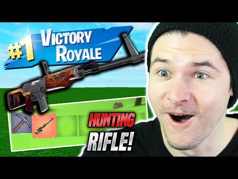 New Hunting Rifle In Roblox Fortnite Battle Royale Island Royale
