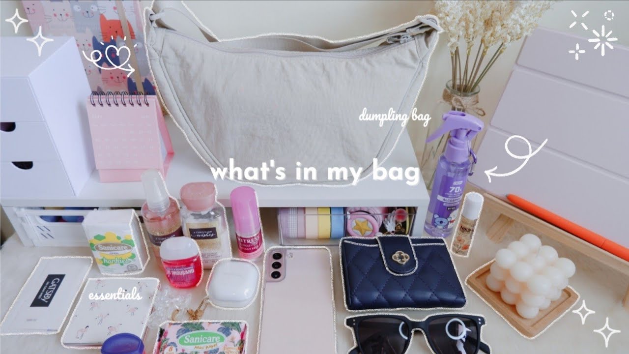 what's in my bag 🌻 daily essentials ️ - YouTube