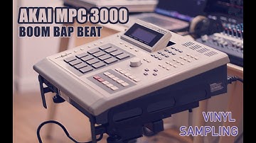 MAKING A BOOM BAP BEAT with AKAI MPC 3000 and Vinyl Sampling