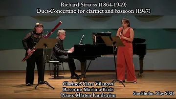 Richard Strauss (1864-1949) - Duet-Concertino for clarinet and bassoon (1947)