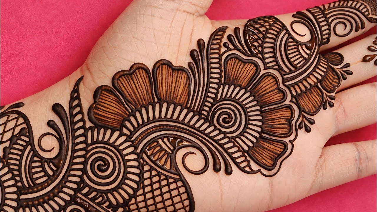 mehndi design | cone designs | mehndi designs | mehandi design simple | front hand mehndi design