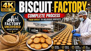 🌾 From Wheat to Biscuits: Inside a Modern Biscuit Factory | Full Process