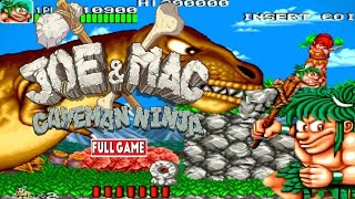 Caveman Ninja: Joe & Mac (1991) - Data East [Arcade] - 16:9 Upscaled - #playthrough #gaming screenshot 4
