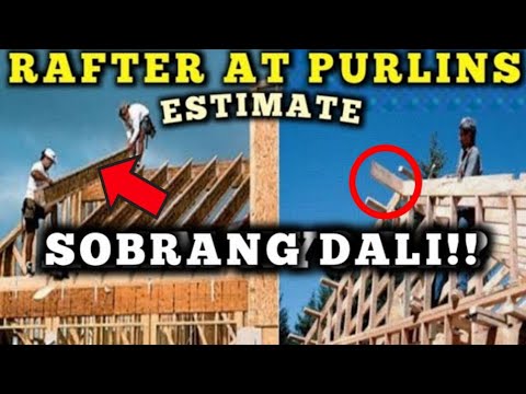 Video: Ang Mga Sukat Ng Rafter System At Mga Elemento Nito, Kung Paano Makalkula Nang Tama