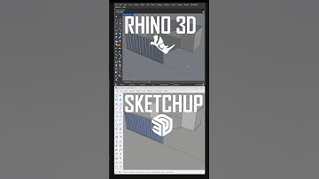 Rhino + SketchUp | Tutorial - #rhino3d #sketchup3d