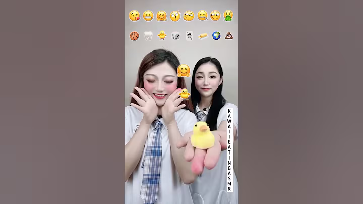Funny Sisters Emoji Eating Challenge | #asmr #food #funny #eating #shorts