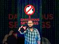 3 Dangerous iPhone settings #shorts #technology #techtube #trending #viral #smartphone #apple 