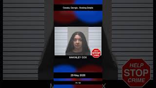 Coweta, Georgia Booking Records - 29 May 2026