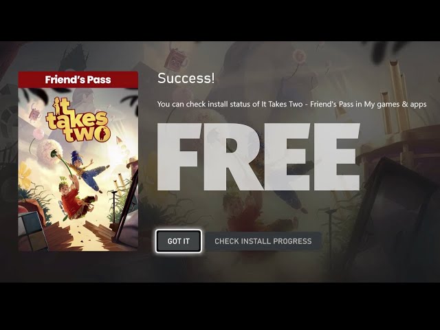 How to get: It Takes Two - Friend's Pass FREE on PlayStation