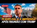 🔥 Coletiva de Flávio Bolsonaro após reunião com Trump, ao vivo dos EUA | Observatório Global #418