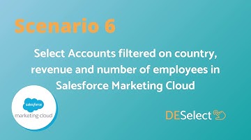 Segmentation for Salesforce Marketing Cloud (SFMC) - Scenario 6