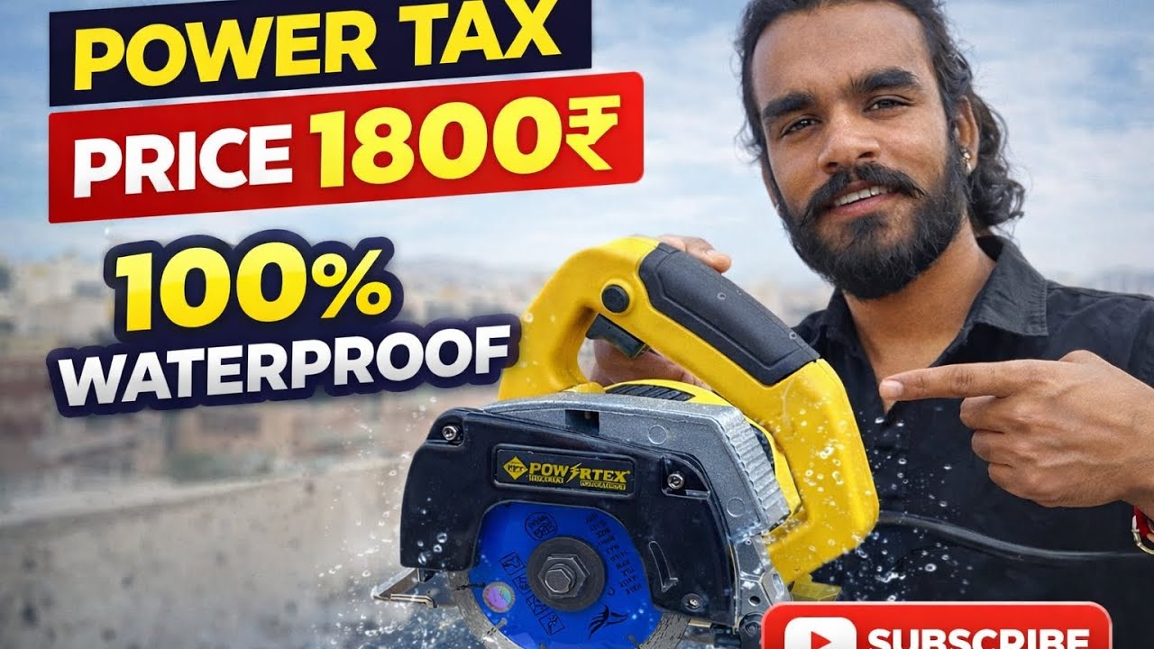 Power Tex Cutter Review 🔥 ₹1800 Only | 100% Waterproof Machine | Worth Buying?