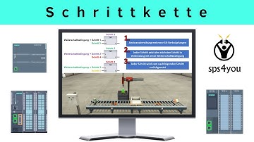 Schrittketten / Ablaufsteuerung im TIA Portal – SPS programmieren lernen – Aufbaukurs (Kapitel 4.1)