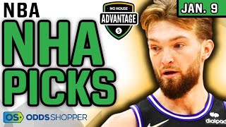 No House Advantage NBA Player Props Today (1/9/23) | vs The House Picks No House Advantage NBA Player Props Today (1/9/23) | vs The House Picks