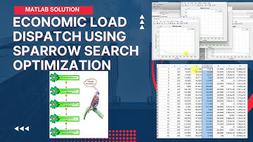 Economic Load Dispatch Using Sparrow Search Optimization | Economic Load dispatch | MATLAB