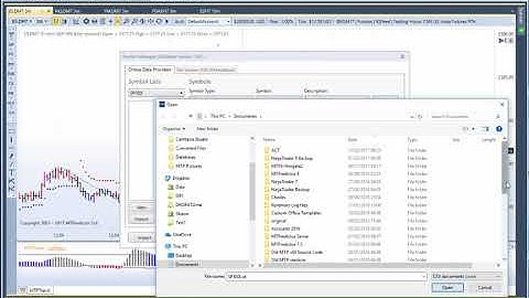 MTPredictor 8 Importing into a Symbol List
