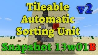 [Showcase + Tutorial] Tileable Automatic Sorting Unit v2 [13w01B]
