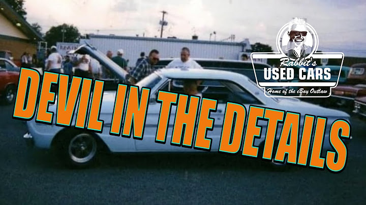 Devil In The Details - Rabbit's Used Cars