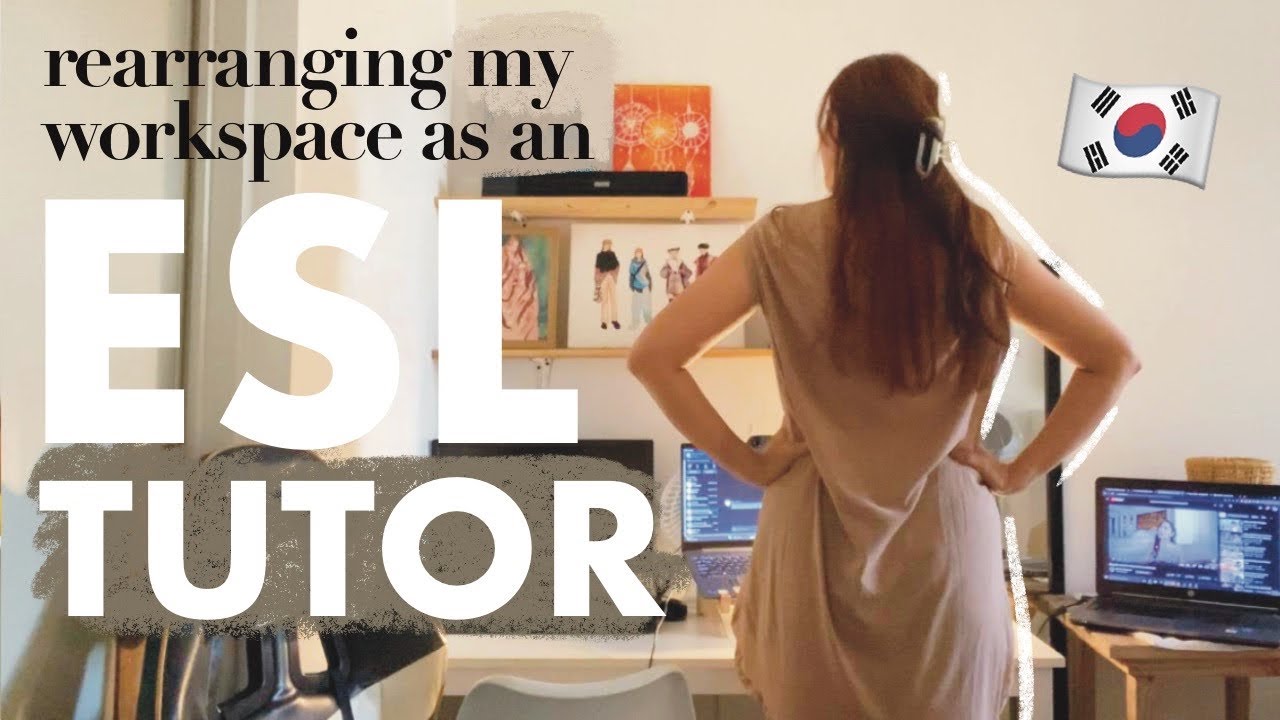 Life of an ESL TUTOR: Rearranging my Workspace  | Candy B.