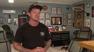 Local tattoo artist turns his life around after going to prison for 10 years