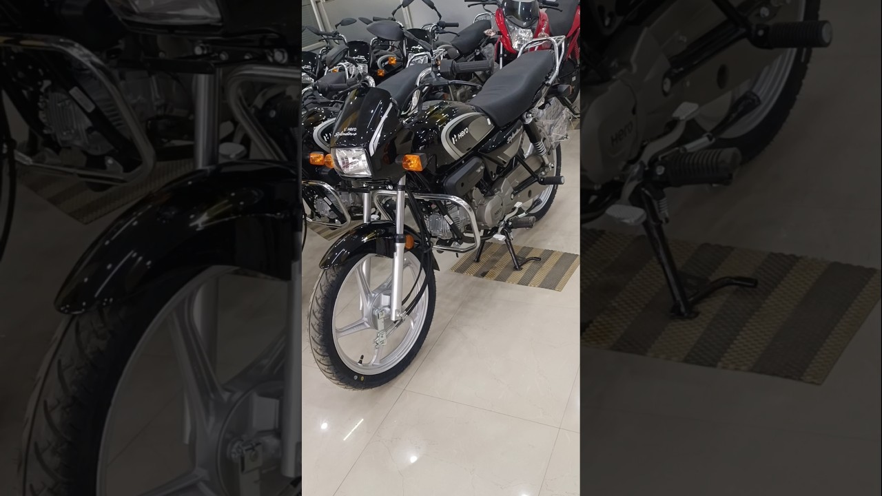 The NEW Hero Splendor Plus - A High-Tech Low-Cost Motorcycle 