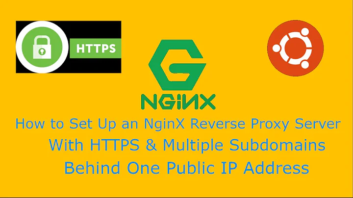 How to Host Multiple Websites on One Public IP Address | Setting up an NginX Reverse Proxy Server