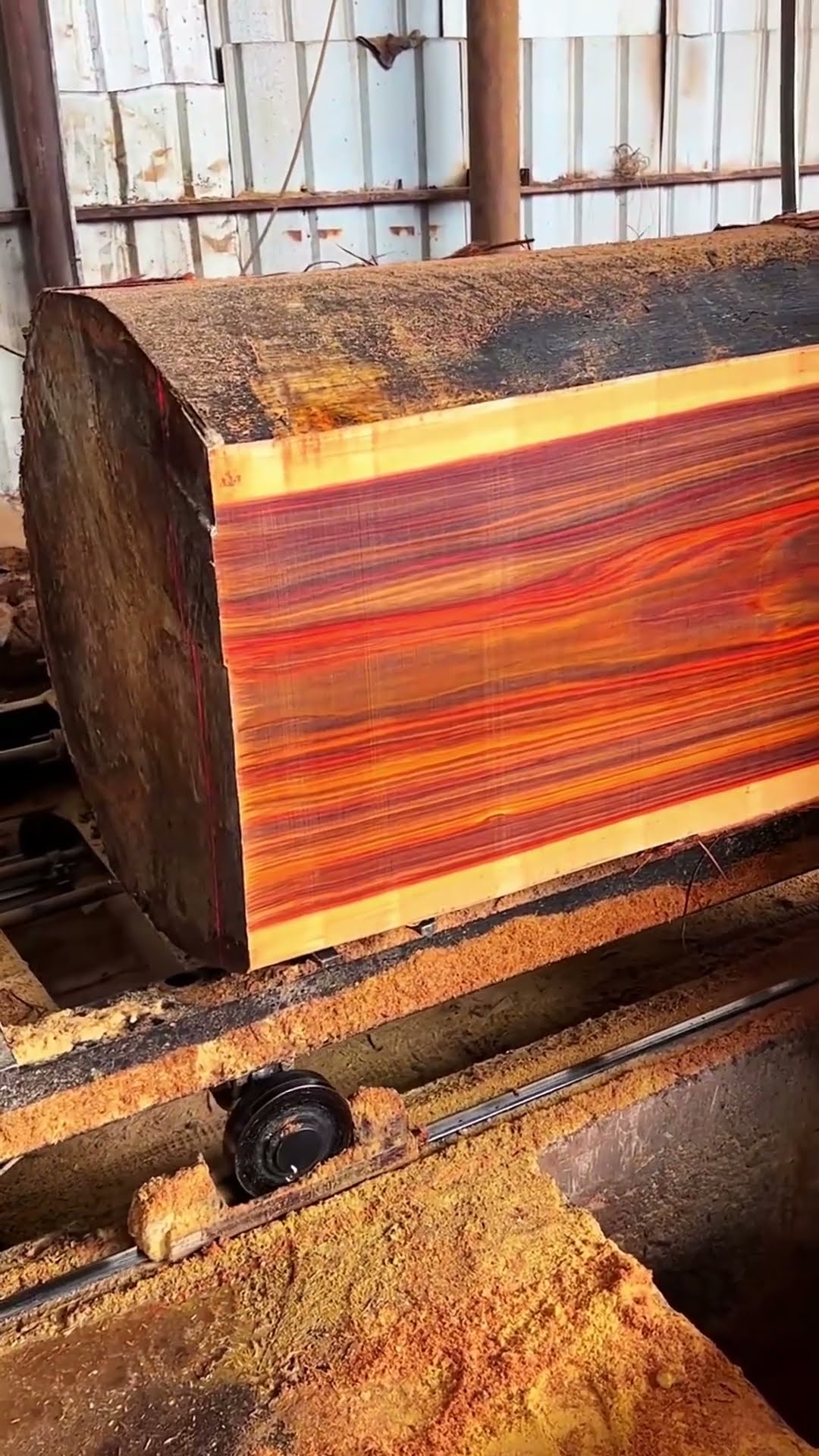 Large diameter table cutting process
