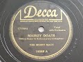 The merry macs mairzy doats  1943 78 rpm