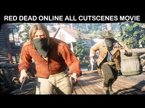 Red Dead Redemption 2 Online All Cutscenes (Game Movie) Full Story 1080p 60FPS
