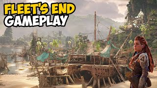 Horizon Forbidden West Burning Shores Gameplay : Exploring Fleet's End (First Look)