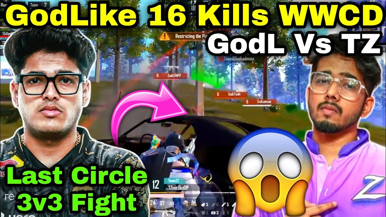 GodLike 16 Kills WWCD 😱GodLike Vs Team Zero Last Circle 🔥 Jonathan Punk on FIRE 🏆