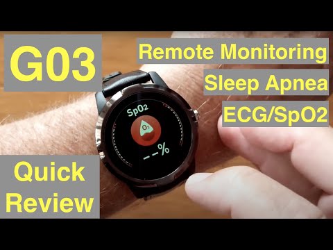 Bakeey G03 Dress Smartwatch with ALL THIS: ECG/Pulse/BP/HRV/Sleep Apnea/SpO2/More: Quick Overview