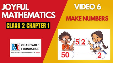 Joyful Mathematics | Standard 2 | Chapter 1 Video 6 Make Numbers | NCERT syllabus