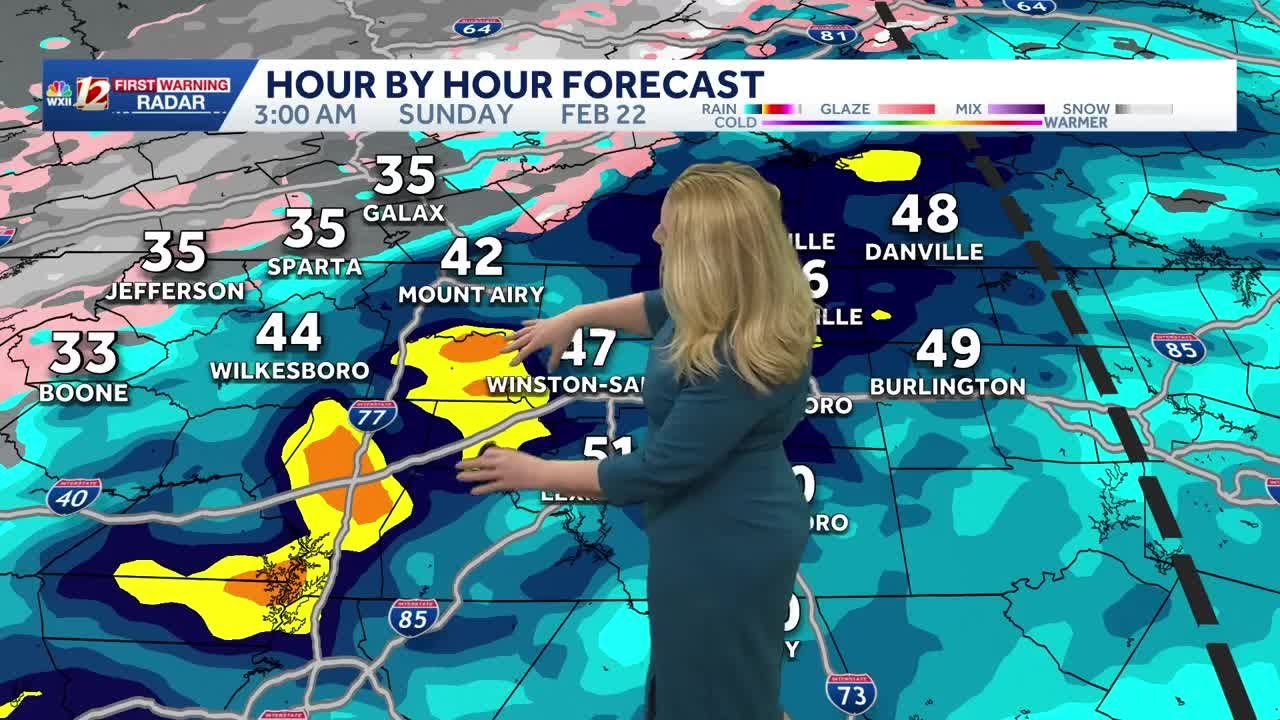 Snow threats in the Mountains brings weather alertsSunday, rain and ...