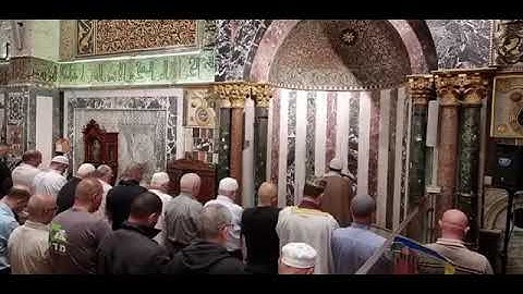 ما تيسّر من سورة طه بصوت الشيخ محمد علي العباسي من المسجد الأقصى المبارك فجر اليوم . . .