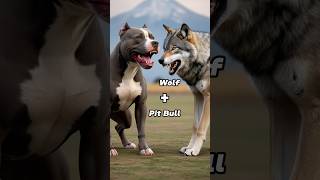 Scary Wolf And Pitbull Mix