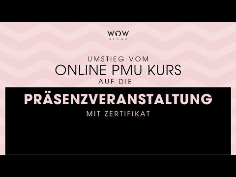 Umstieg vom Online PMU Kurs auf die Präsenzveranstaltung mit Zertifikat