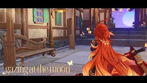 Genshin Serenitea Pot Design // Gazing at the moon [ Code in comment ]