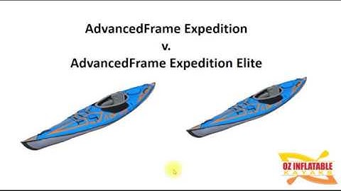 AdvancedFrame Expedition Elite Kayak AE1009-XE vs AdvancedFrame Expedition Kayak AE1009-B