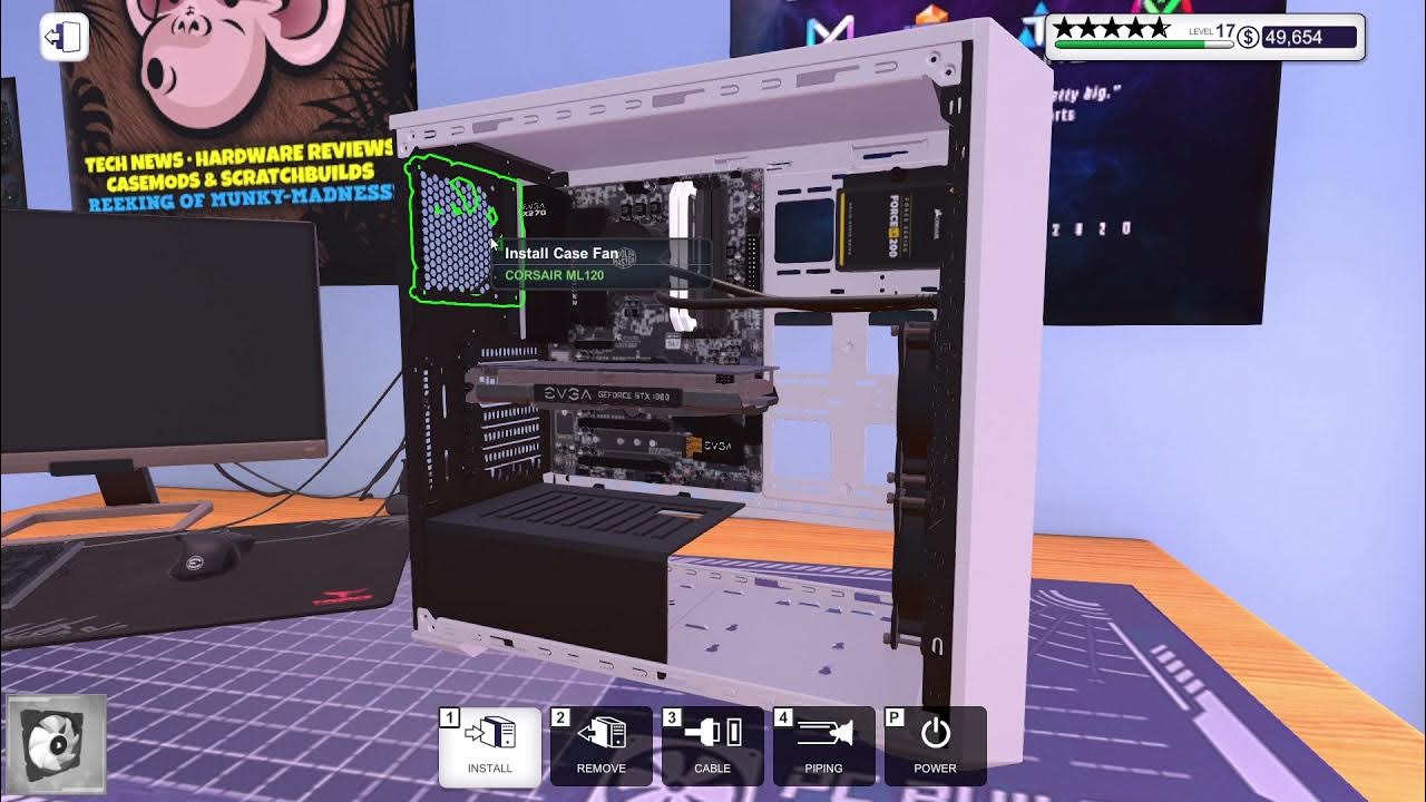 PC Building Simulator Carrer Mode PC 2750 with Cooler Master AIO